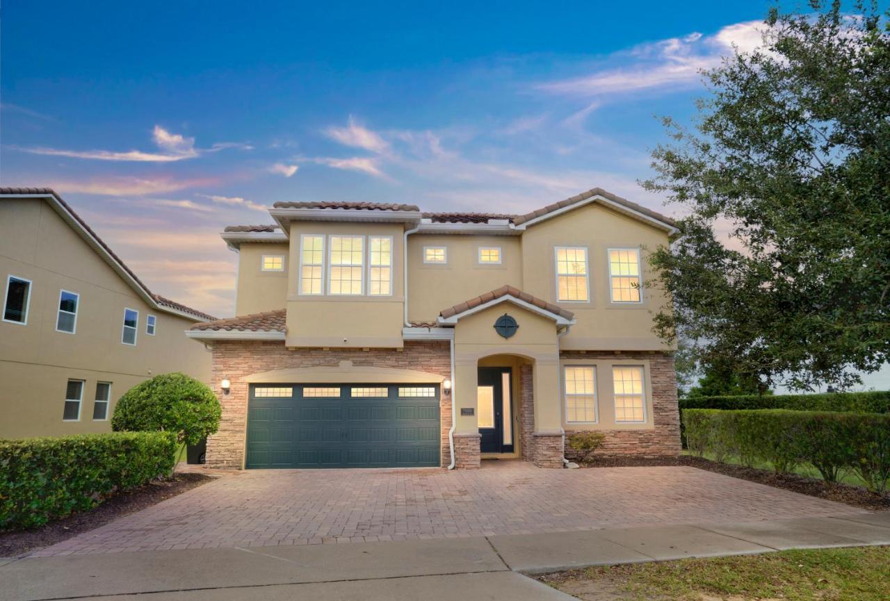 Huge 10 Bdr Family House With Arcades And Free Pool Heat Near Disney Orlando Exterior photo