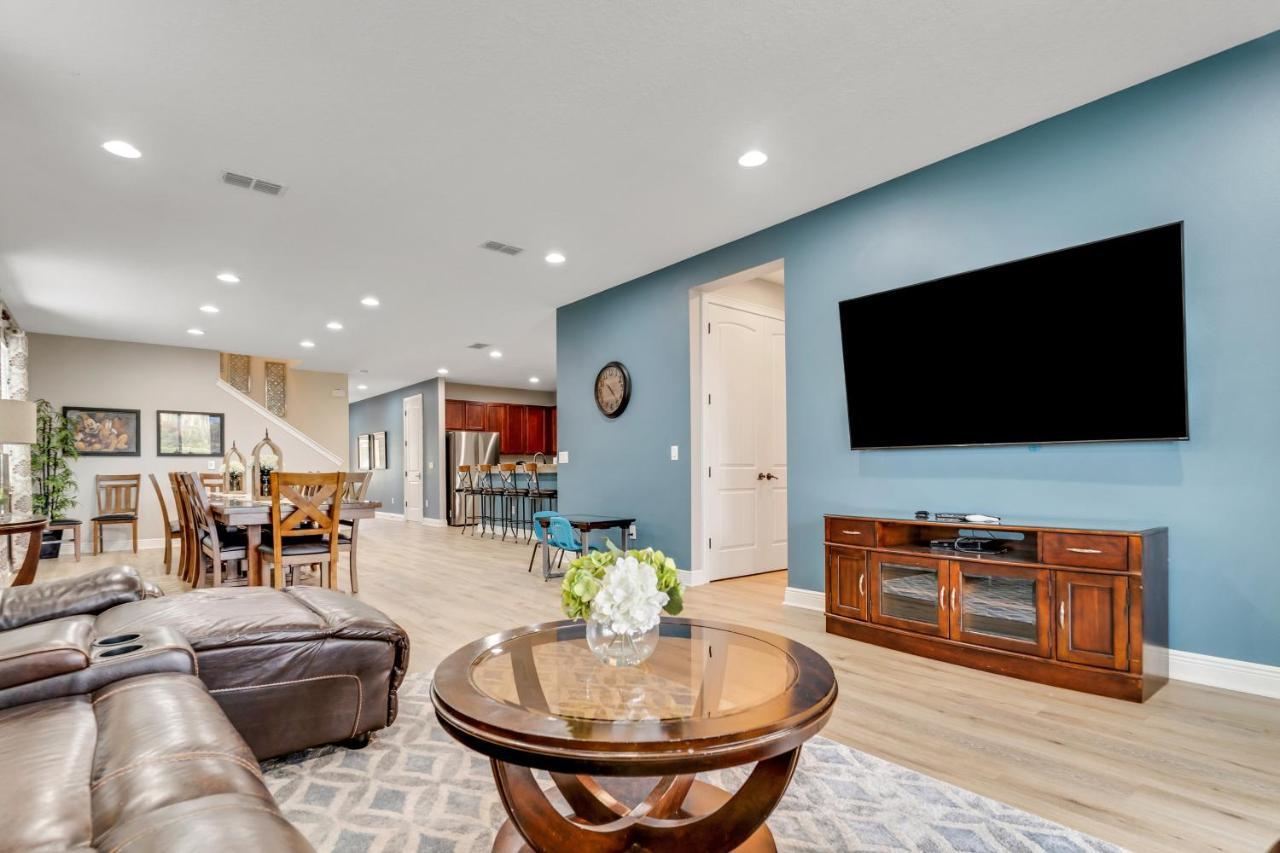 Huge 10 Bdr Family House With Arcades And Free Pool Heat Near Disney Orlando Exterior photo