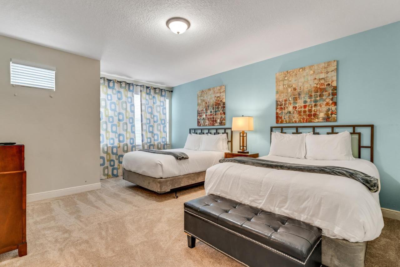 Huge 10 Bdr Family House With Arcades And Free Pool Heat Near Disney Orlando Exterior photo